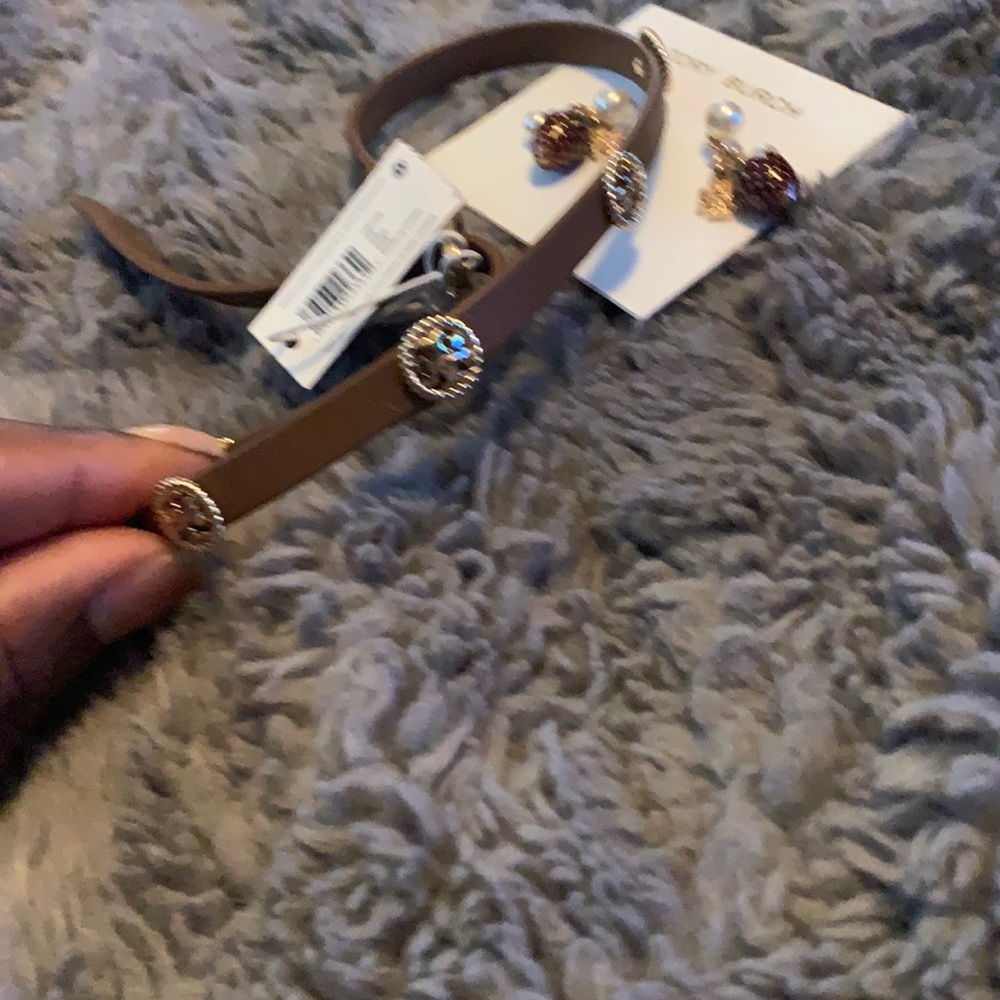 tori burch double rope logo bracelet